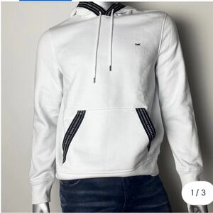 White & black MICHAEL KORS HOODIE S
